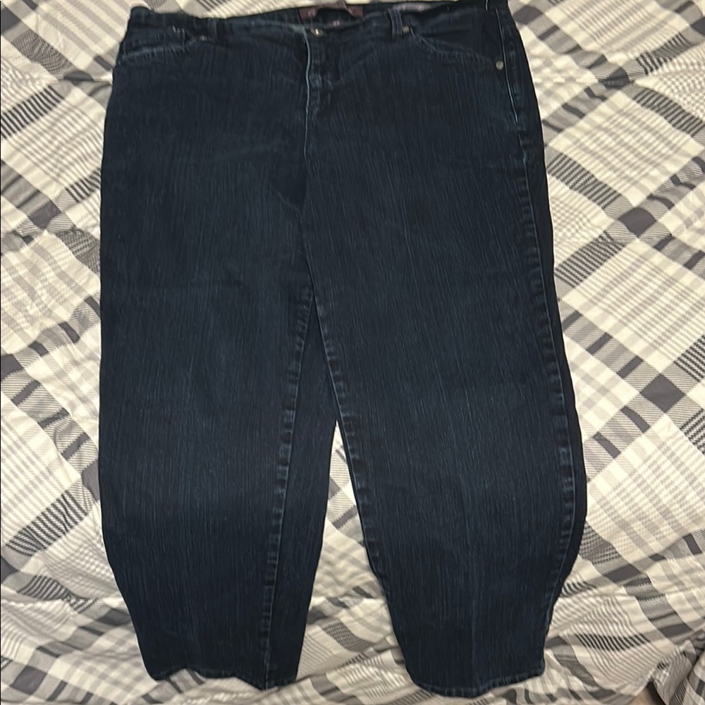 Gloria Vanderbilt Dark Blue Women Jeans